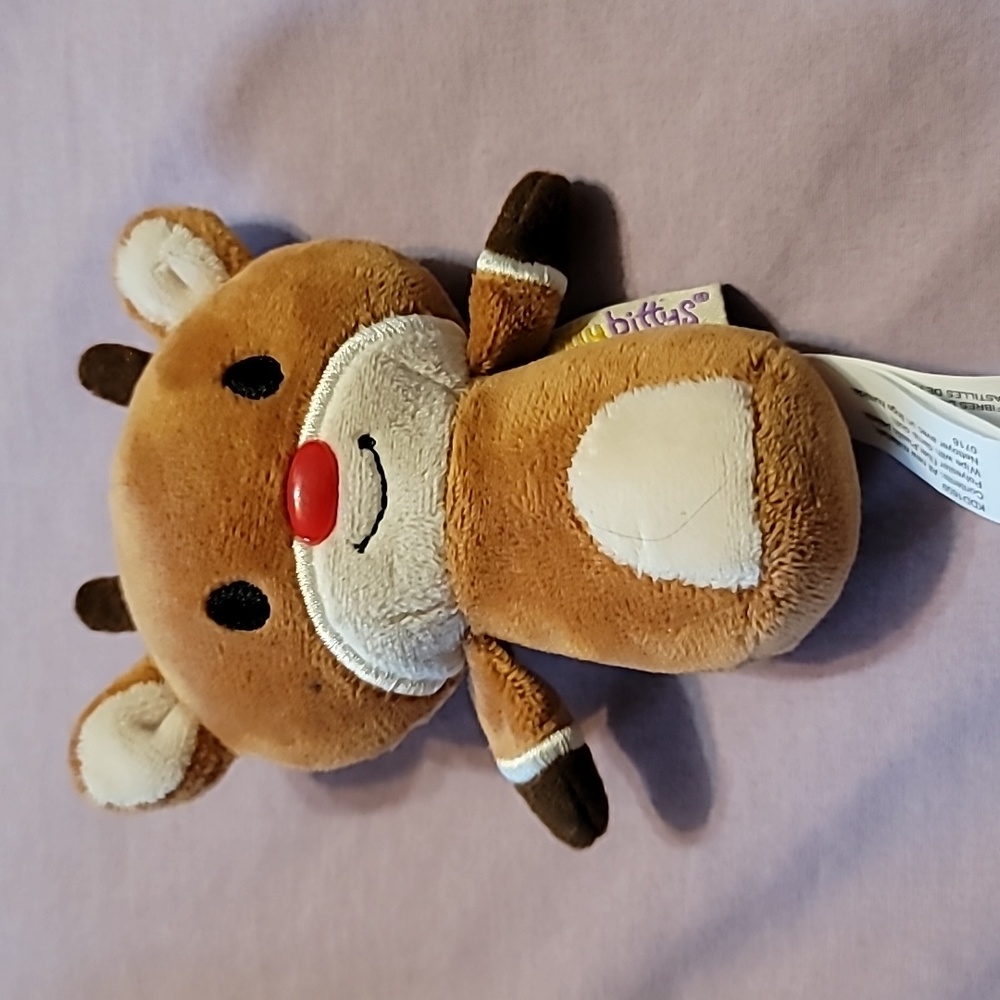 Hallmark Itty Bittys Rudolph the Red Nosed Reindeer 5" Plush- Stuffed Doll
